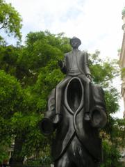 Statue of Franz Kafka in Prague