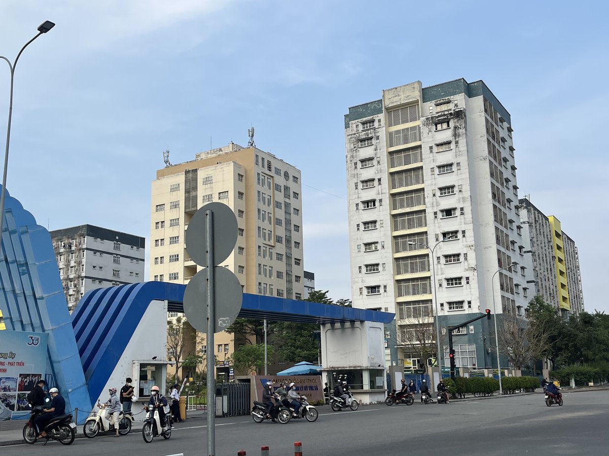 Dormitory area B at Vietnam National University Ho Chi Minh City