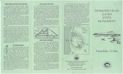 Front side of brochure for Diamond State Park and US military installation
