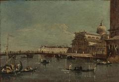 View of San Pietro di Castello in Venice by Francesco Guardi