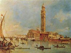 Scenic view of Venetian canals with gondolas and historic buildings