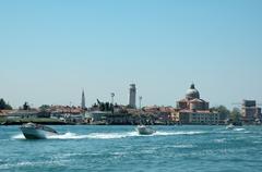 Church of San Pietro di Castello in Venice with a clear sky background