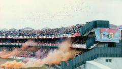Libero Liberati stadium during Umbria derby Ternana vs Foligno 1983-84 Serie C1