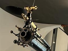 Various telescopes displayed at Musée des Sciences et des Techniques Léonard de Vinci