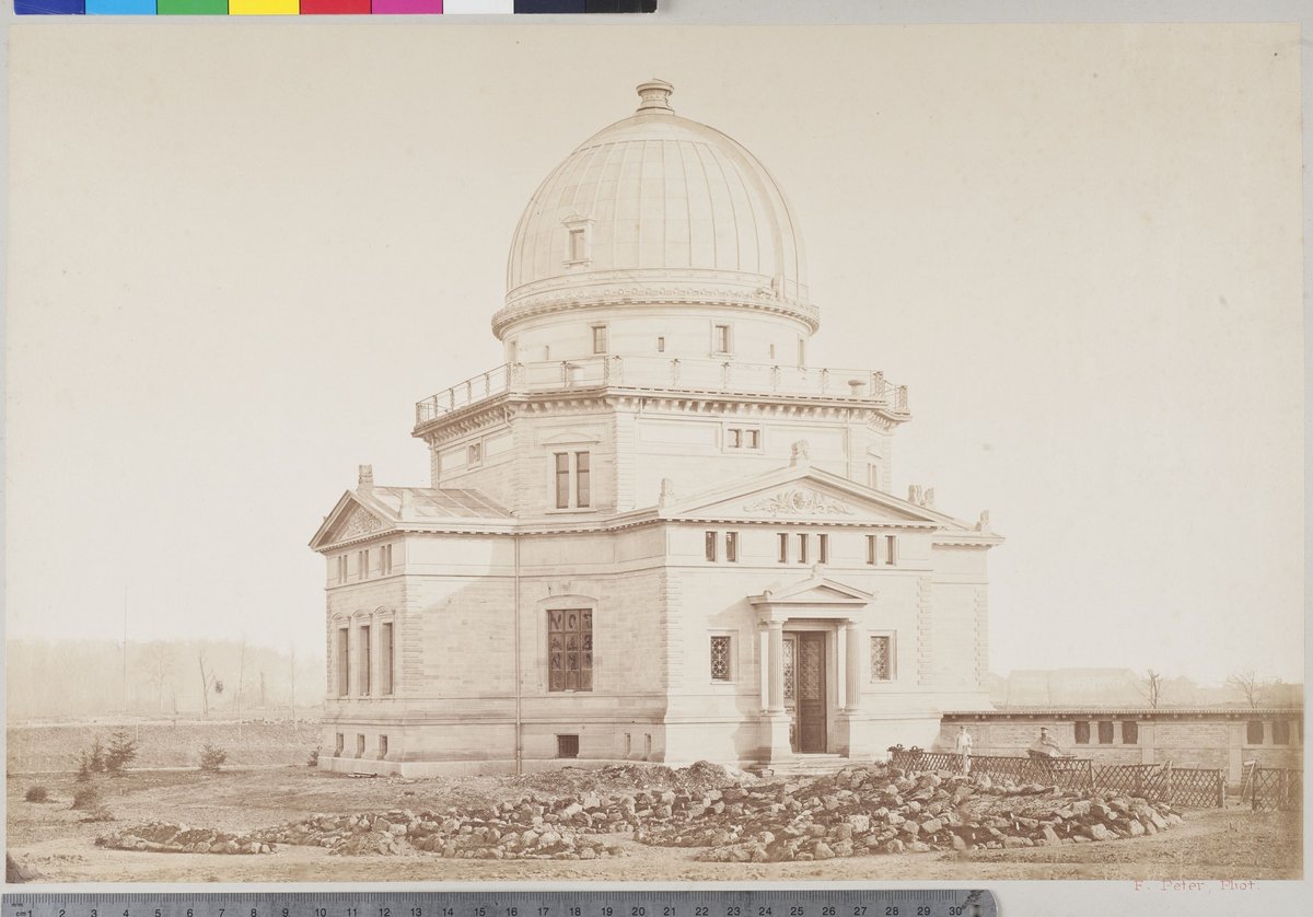 Historical astronomical observatory building at Strasbourg University