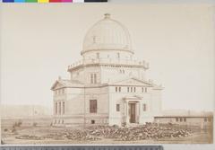 Historical astronomical observatory building at Strasbourg University