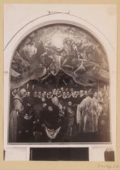 El Greco painting The Burial of the Count of Orgaz in Sto. Tome church Toledo