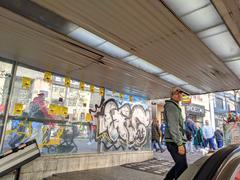 Pedestrian underpass in Terazine, Belgrade, Serbia