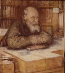 Portrait of Russian physicist and mathematician Aleksandr Fedorov Pasternak