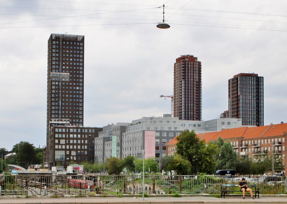 High-rise buildings in Carlsberg Byen district Copenhagen Denmark