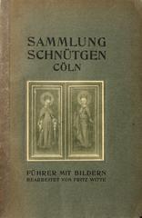 Cover page of the first museum guide for Sammlung Schnütgen from 1910