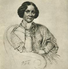 Portrait of Louise Granberg in 1852