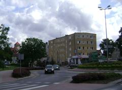 Scenic view of Szczytno town landscape in Poland