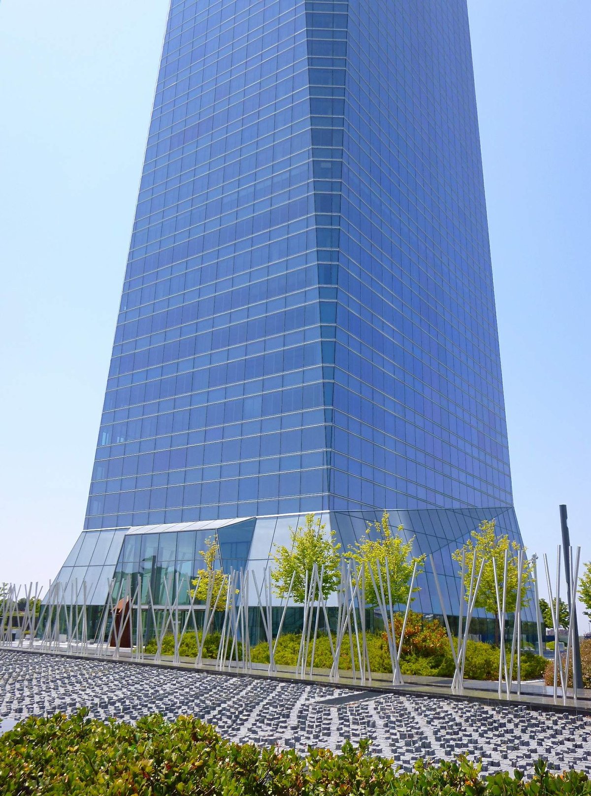 Torre de Cristal skyscraper in Cuatro Torres Business Area Madrid