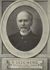 Medallion portrait of Reinhold Dezeimeris by Louis Blayot