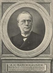 Medallion of Henri Barckhausen by Louis Blayot