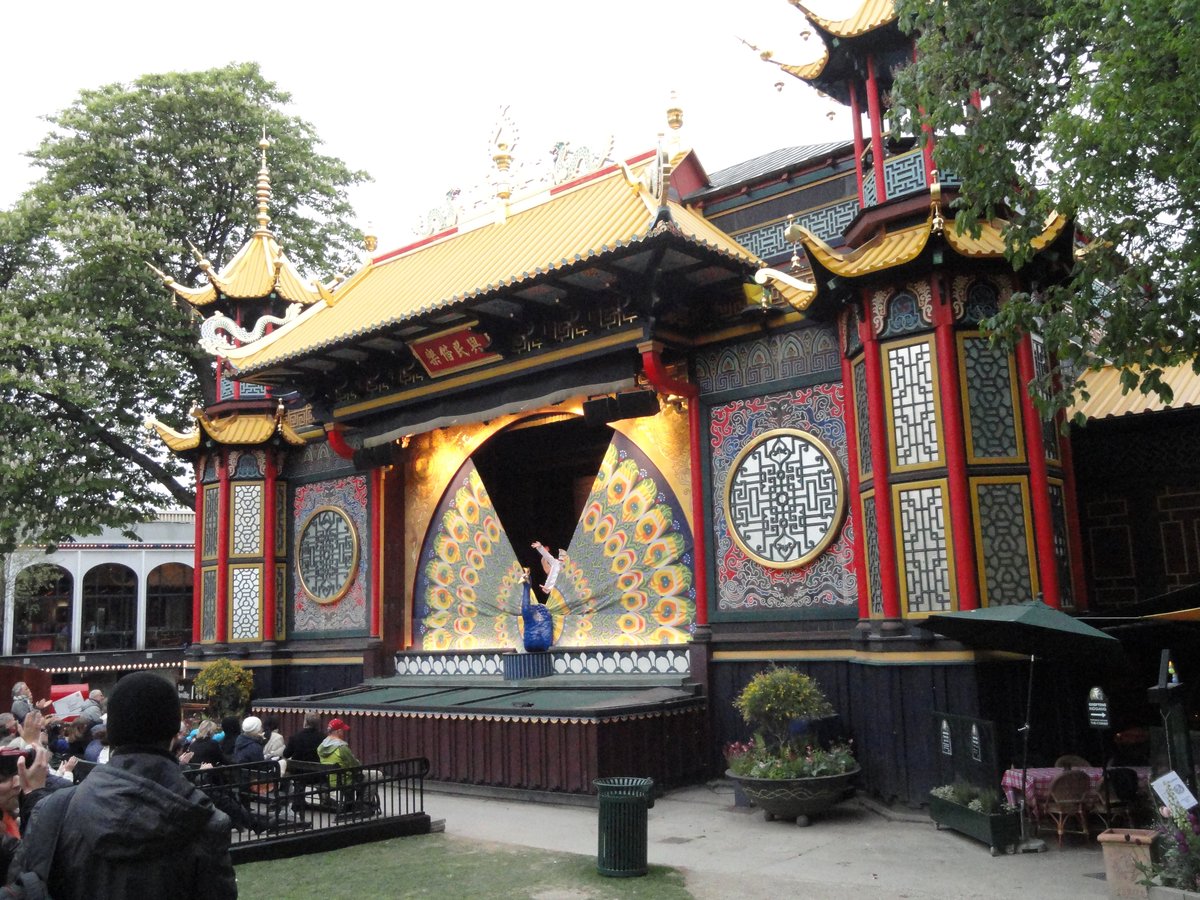 Chinese Peacock Theater at Tivoli Gardens in Copenhagen