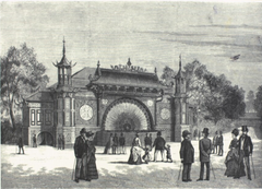 The Pantomime Theatre in Tivoli Gardens, Copenhagen, Denmark