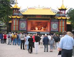Pantomime theater at Tivoli Gardens in Copenhagen, Denmark