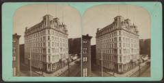 Grand Hotel at Broadway and 31st Street historic black and white photograph