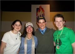 EPA staff and ecoAmbassadors speaking at University of Illinois Chicago Earth Day celebration