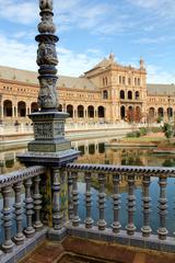 Plaza de España in Sevilla with historic architecture and spacious plaza