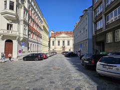 Pražská Resslova street with surroundings in Prague