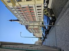 Pražská Resslova street with surrounding objects