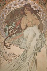 Alphonse Mucha statue in Prague
