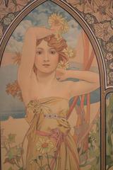 Alphonse Mucha statue in Prague