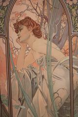 Portrait of Alphonse Mucha in Prague 2014