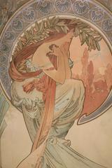 Portrait of Alphonse Mucha in Prague