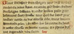 Le Viandier manuscript from Sion MS S 108 showing Blanc mengier recipe