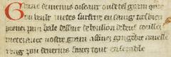 Manuscript page of Le Viandier with ornate bird engravings