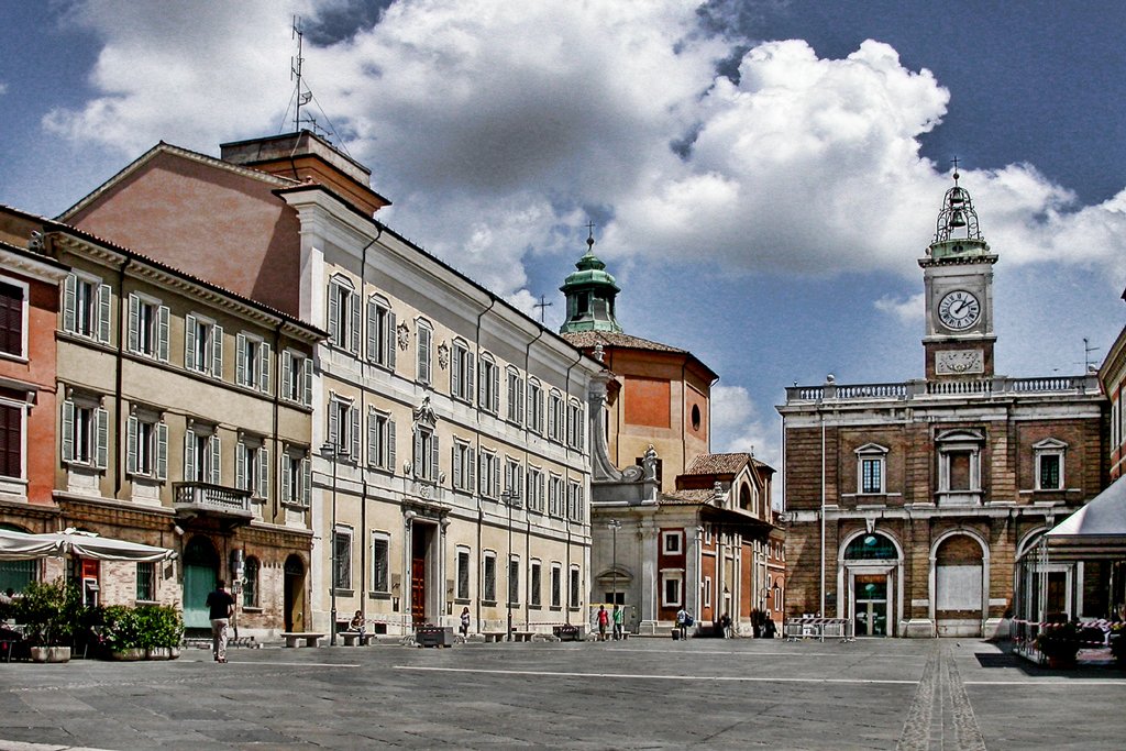 Palazzo Dei Rasponi Del Sale in Piazza del Popolo, Ravenna, Italy