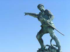 Statue of Robert Surcouf in Saint-Malo