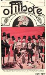 Historical cartoon charge from 1909 published in the newspaper 