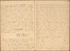 Handwritten page of the minutes book from the Dissident Republican Party Convention in São Paulo, 1901