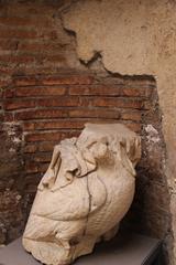 Underground ruins of the Stadium of Domitian at Piazza Navona in Rome