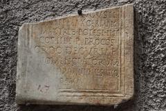 Ruins of the Stadium of Domitian underground at Piazza Navona in Rome