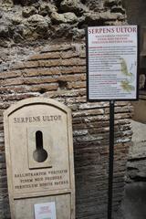 Stadium of Domitian underground ruins in Piazza Navona Rome