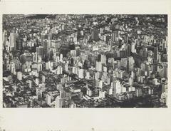 Aerial view of downtown and Santa Ifigênia neighborhood in São Paulo, Brazil