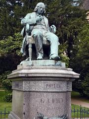 Sculpture of Gustave-Adolphe Hirn in Colmar, France by Frédéric Auguste Bartholdi