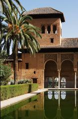 Pabellon del Partal at Alhambra palace in Granada, Spain