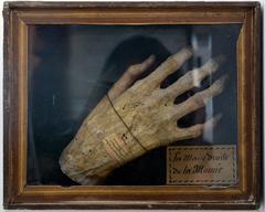 Mummy hand from ancient Egypt exhibited at Musée de Vannes