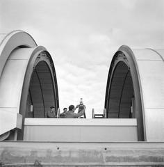 Historic image of Het Observatorium astronomical observatory in Naples Italy in 1938