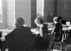 Administrative staff of the Observatory in Naples Italy in 1938