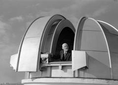 Professor Luigi Carmera in the Observatory in Naples, Italy, 1938