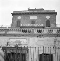 The Vesuvius Observatory near Naples with mountainous landscape in 1938