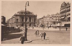 View of Place de la Comédie with Théâtre de la Comédie in Montpellier